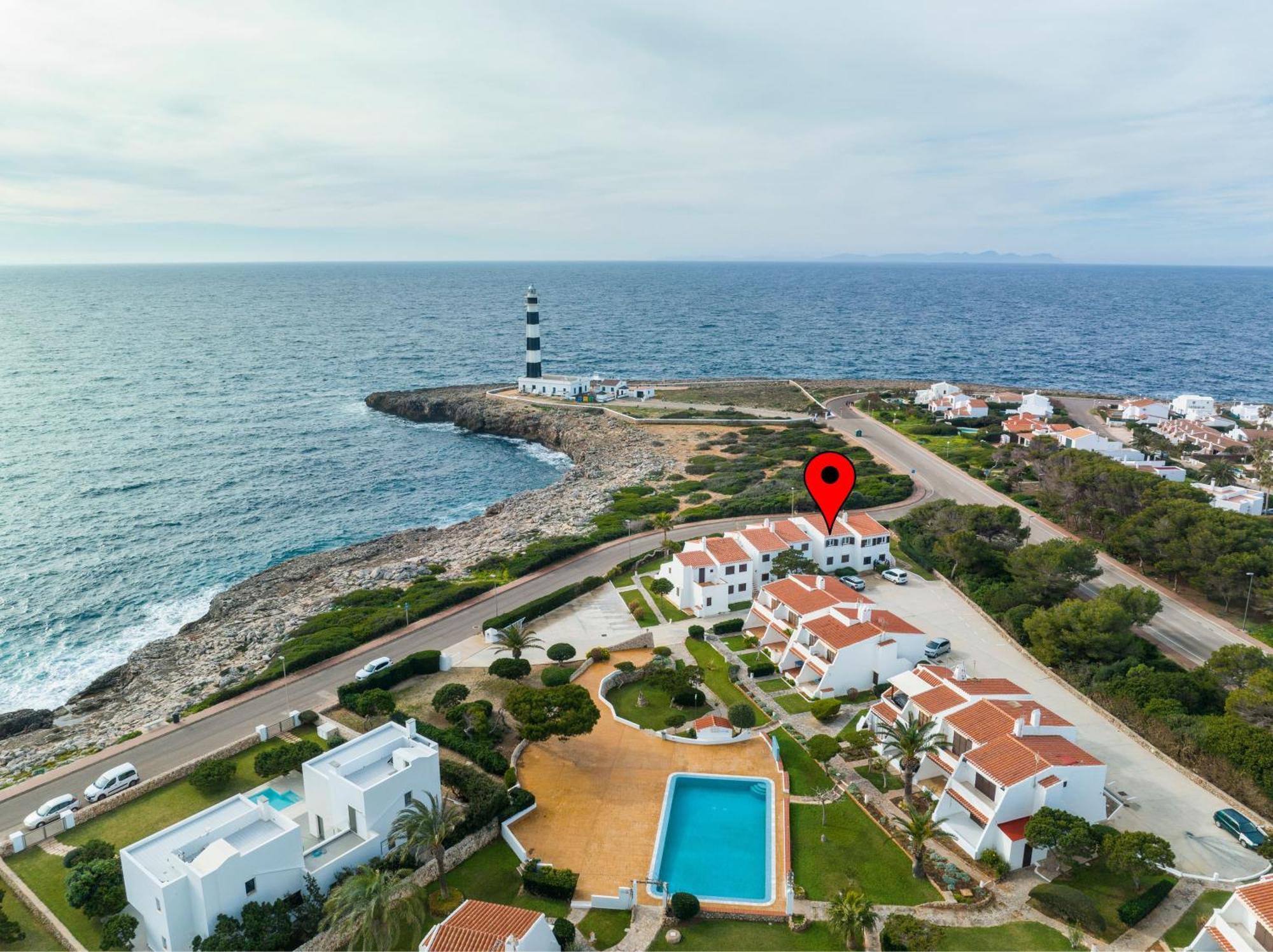Vista Faro-Apartamento Con Balcon Que Mira Al Mar Cala'N Bosch  Exterior photo